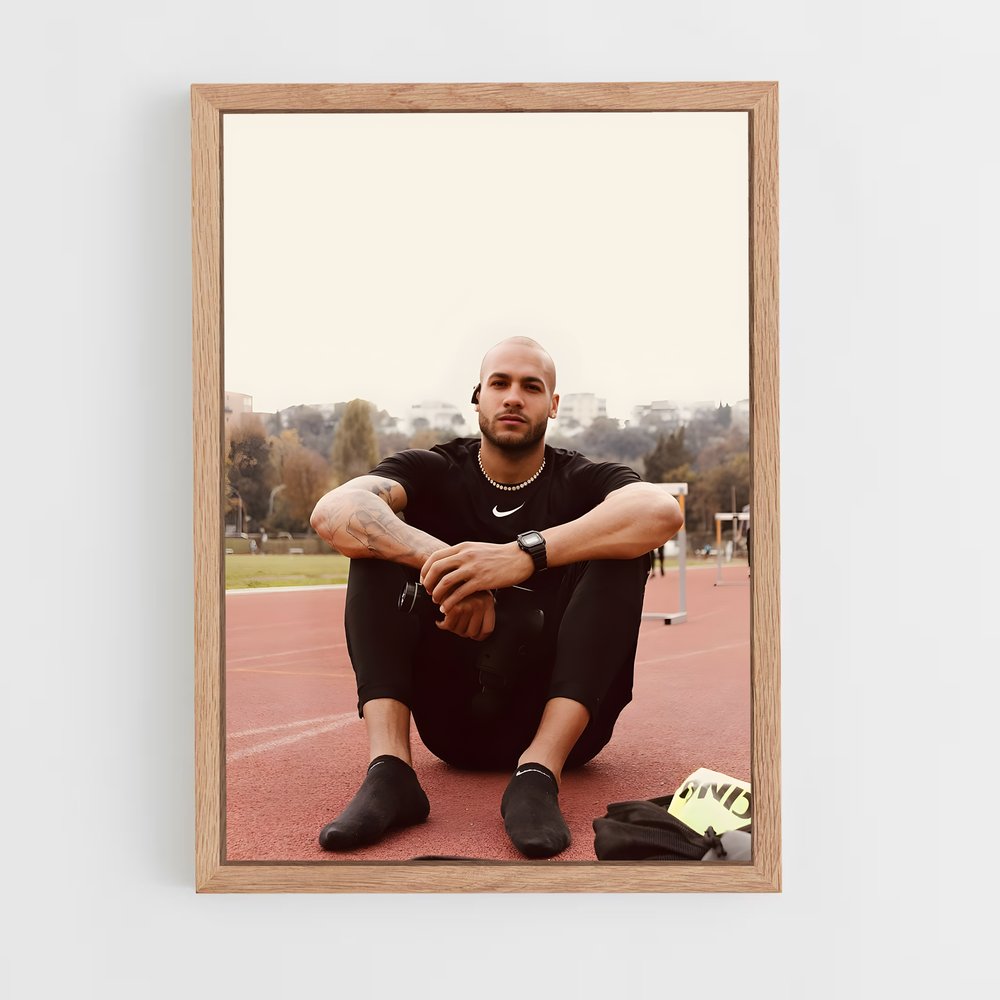 Poster Pause sur la Piste – affiche Athlétisme (vue 4)